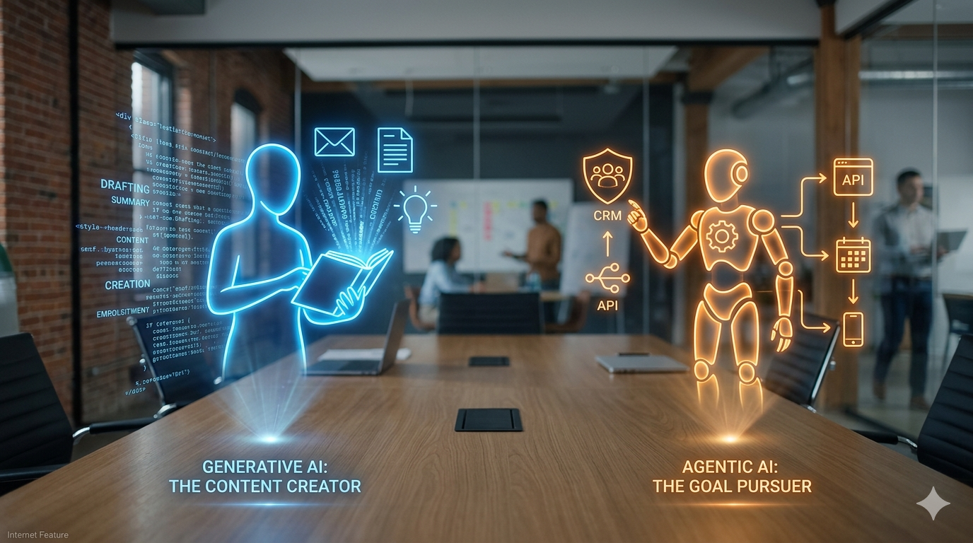 Agentic AI vs Generative AI: The Difference That Will Decide Your Next Hire